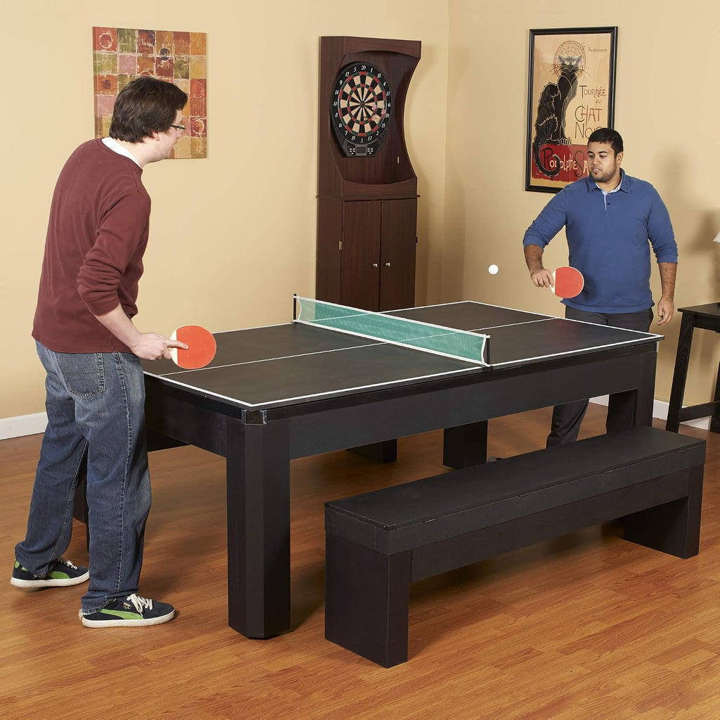 Hathaway Pool Table Combo Set with Benches