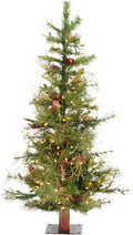 Vickerman 5' Ashland Artificial Christmas Tree - Clear Dura-lit Incandescent Lights - Faux Christmas Tree - Seasonal Indoor Home Decor - Reliable and Durable