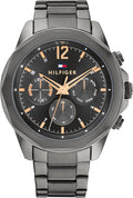 Tommy Hilfiger Men's Multifunction Quartz Watch – Stainless Steel Case, 5 ATM Water Resistant, Urban Style Timepiece, Gift for Him