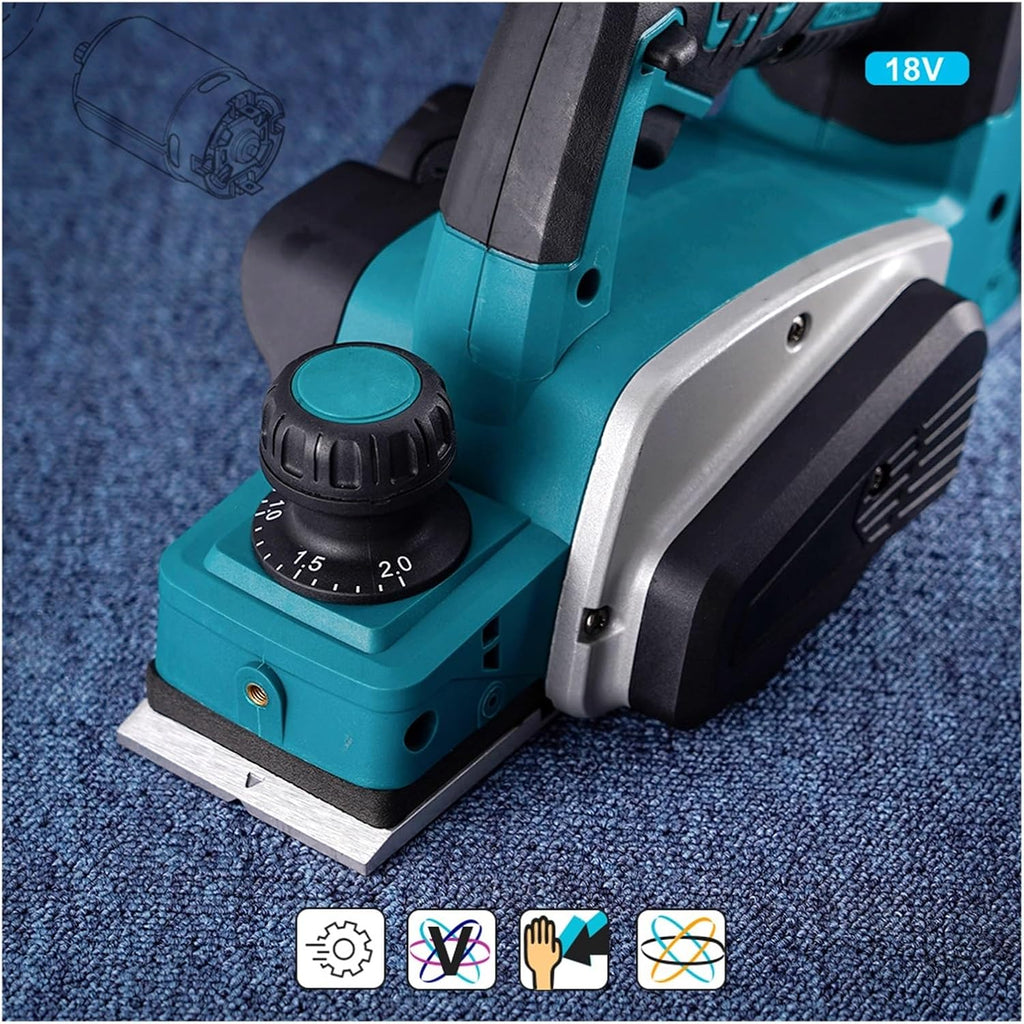 Cordless Electric Planer 15000rpm Electric Router Trimmer With Wrench Wood Cutting Machine Woodworking Tool