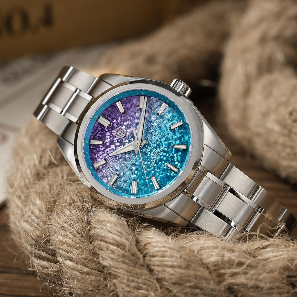 watchdives WD0003C Elementum Original Design Men Watch VH31 Sweep Second Quartz Watch 36mm Sapphire Crystal Luxury Wristwatch 100m Waterproof
