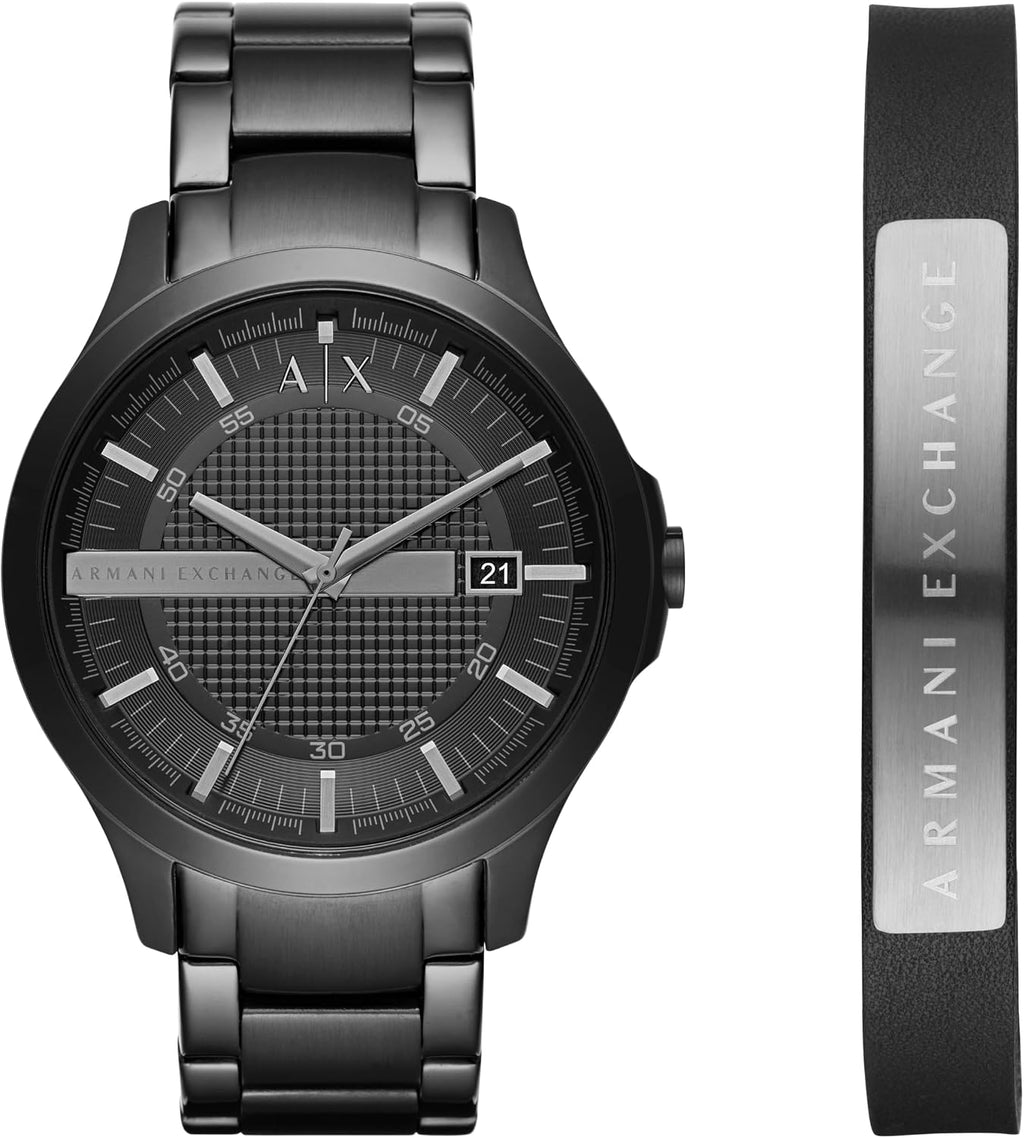 A|X Armani Exchange Men's Watch, Three-Hand Stainless Steel Watch for Men