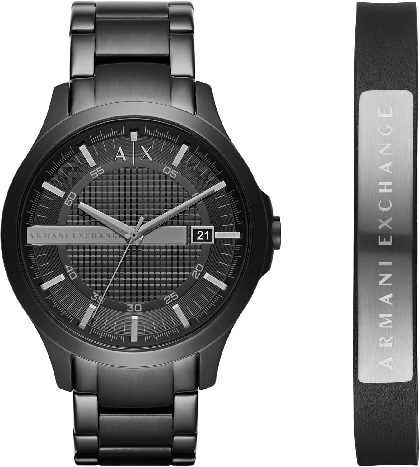 A|X Armani Exchange Men's Watch, Three-Hand Stainless Steel Watch for Men