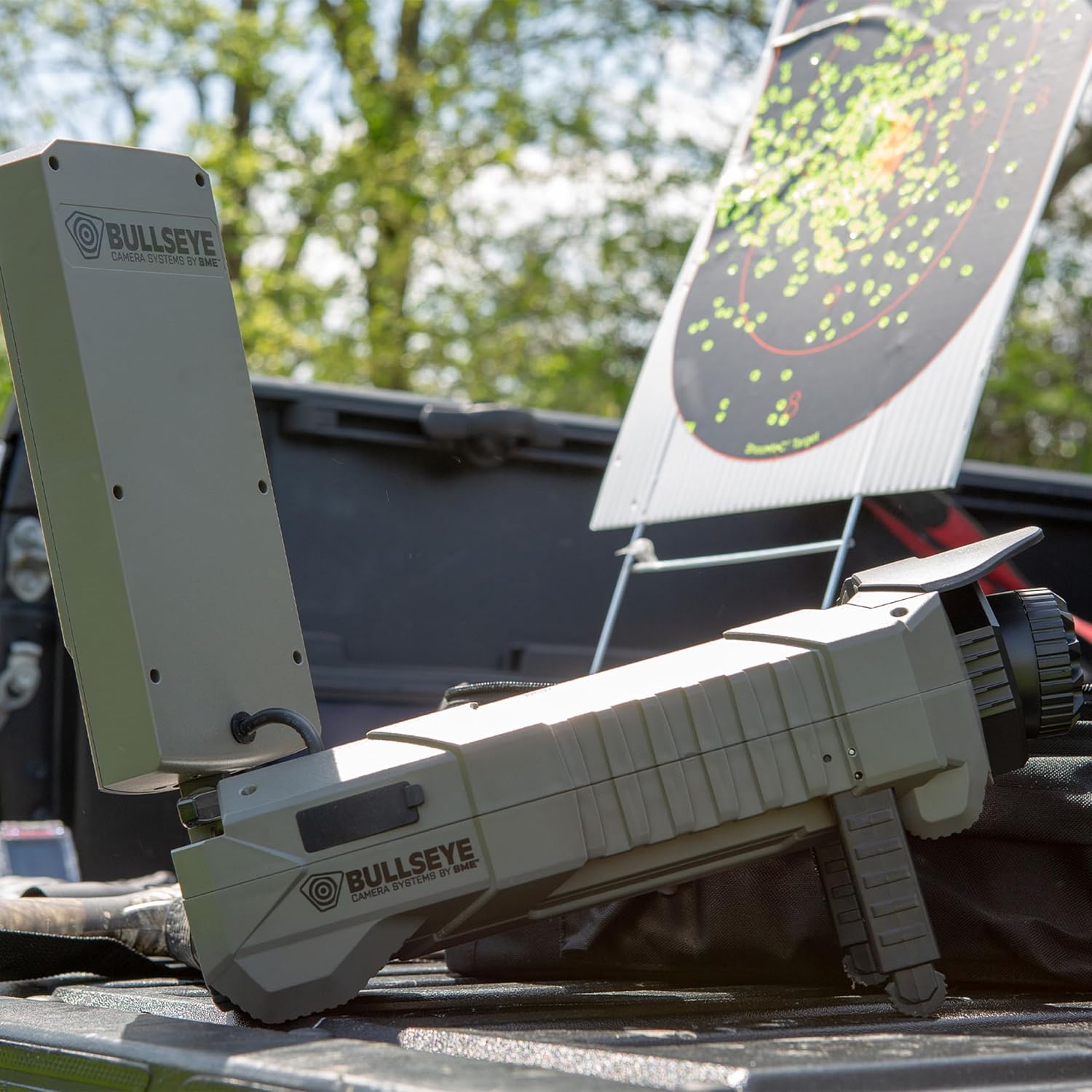 SME Bullseye Sight in Edition Shooting Weather Resistant Wireless 300 Yards Long Range High Definition 960P Wi-Fi Shot Spotting Target Camera with Built-in Sunshade & LED Illumination