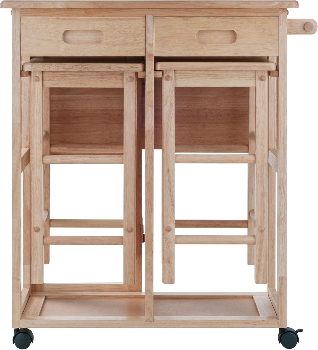 Winsome Wood Suzanne Kitchen, Square, Natural, Beech