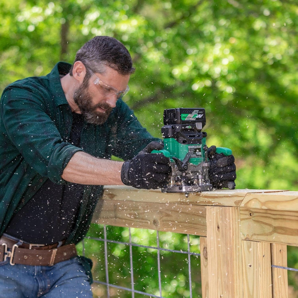 Metabo HPT Cordless Plunge Router, 36V Variable Speed Router, Up to 46 Feet per Minute, Lightweight Design, LED Work Light, 2020 Pro Tools Innovation Award Winner, Tool Body Only, M3612DAQ4