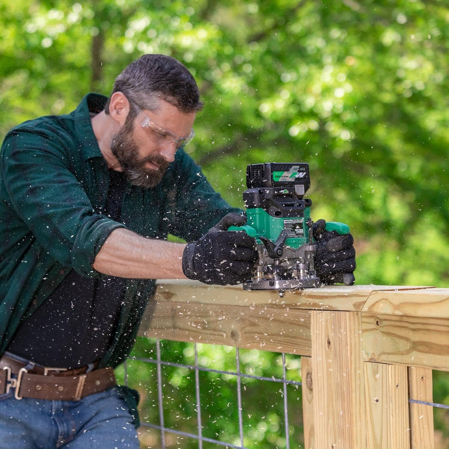 Metabo HPT Cordless Plunge Router, 36V Variable Speed Router, Up to 46 Feet per Minute, Lightweight Design, LED Work Light, 2020 Pro Tools Innovation Award Winner, Tool Body Only, M3612DAQ4