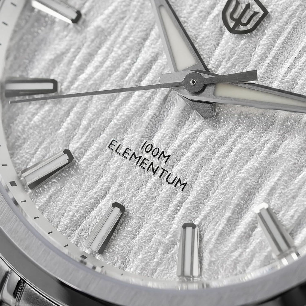 watchdives WD0003C Elementum Original Design Men Watch VH31 Sweep Second Quartz Watch 36mm Sapphire Crystal Luxury Wristwatch 100m Waterproof