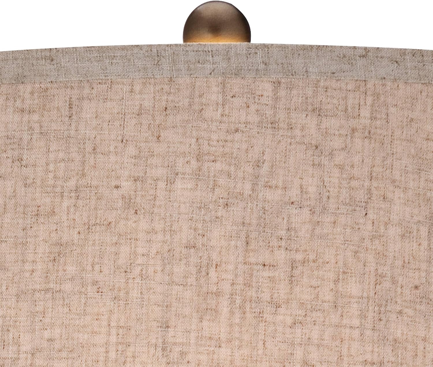 360 Lighting St. Claire 30 3/4' Tall Open Base Large Mid Century Modern End Table Lamps Set of 2 Wood Finish Fabric Shade Living Room Bedroom Bedside Nightstand House Office Home Reading Kitchen