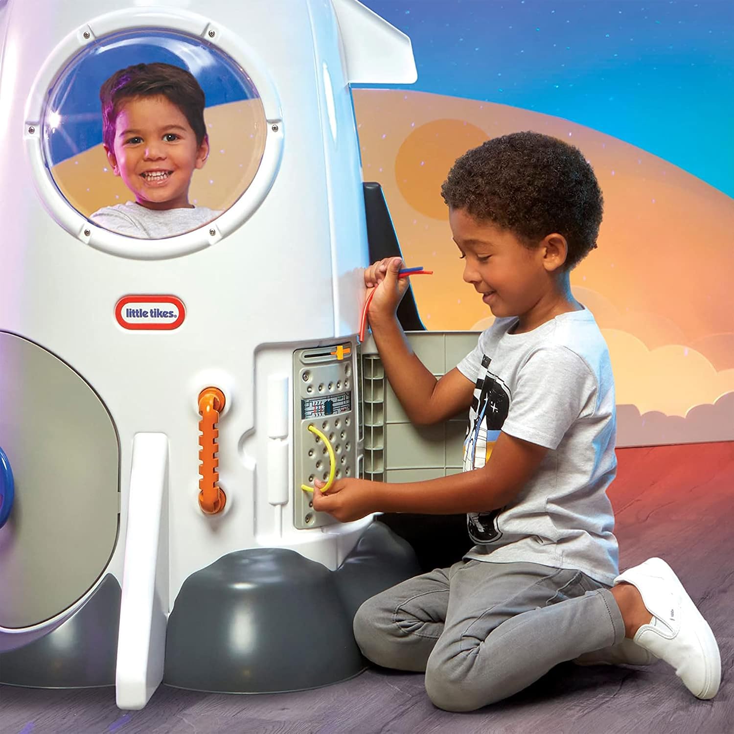 Little Tikes Adventure Rocket Realistic Space Astronaut Pretend Role Play for Kids, Boys, Girls, 2-6 Years Old