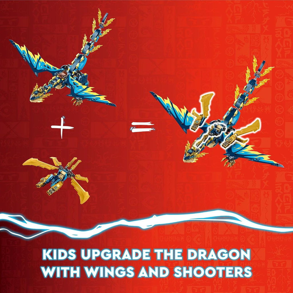 LEGO NINJAGO Elemental Dragon vs. The Empress Mech 71796 Building Toy Set, Features a Dragon, Mech, Ninja Flyer and 6 Minifigures, Gift for Boys and Girls Ages 9+ Who Love Ninja Warriors