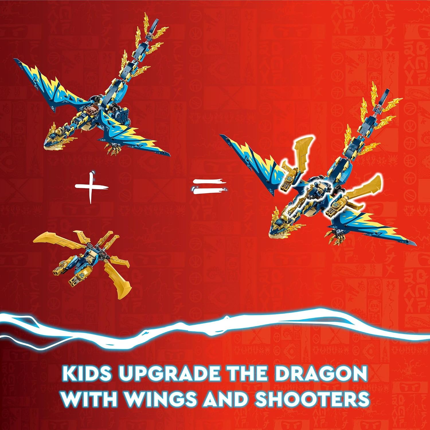 LEGO NINJAGO Elemental Dragon vs. The Empress Mech 71796 Building Toy Set, Features a Dragon, Mech, Ninja Flyer and 6 Minifigures, Gift for Boys and Girls Ages 9+ Who Love Ninja Warriors
