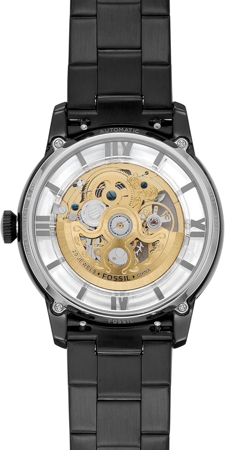 Fossil Men's Watch, Townsman Automatic Stainless Steel Watch for Men