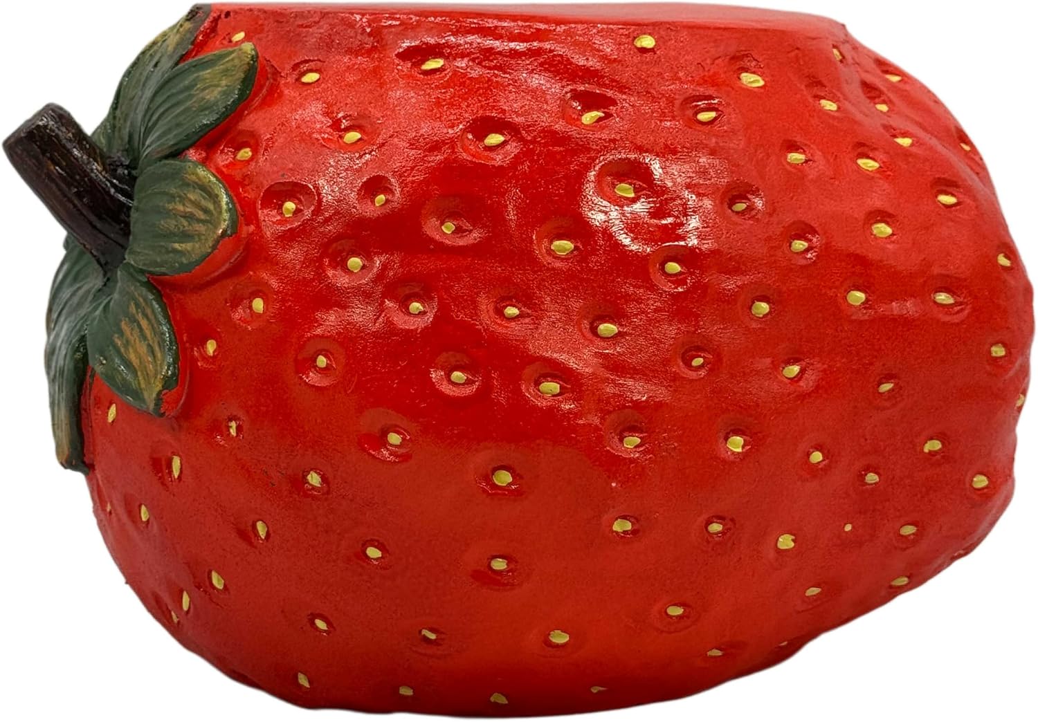 Galt International 10' Red Strawberry Fruit Stool Plant Stand for Home Decor Plant Stand Garden Indoor Outdoor Decorations