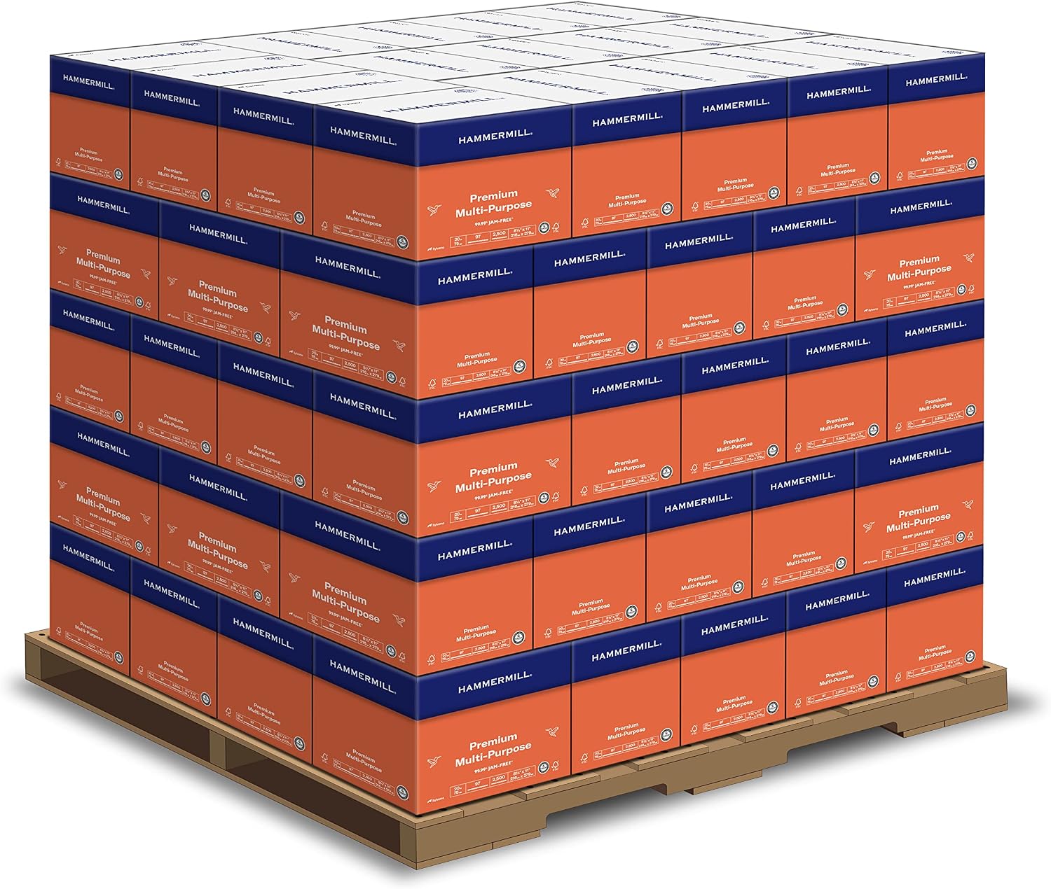 Hammermill Printer Paper, Premium Multipurpose Paper 20 lb, 8.5 x 11-1 Pallet (200,000 Sheets) - 92 Bright, Made in the USA, 105910P
