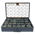Titan Industrial Supply-1275 Piece Grade 8 Fine Thread Metal Drawer Assortment