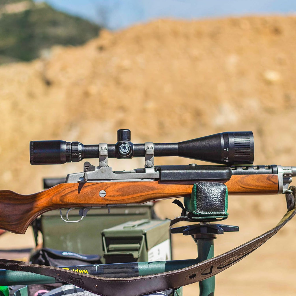Varmint Crosshair Reticle Precision Riflescope with Adjustable Objective & Fully-Multi Coated Optics for Accurate Long-Range Shooting Hunting