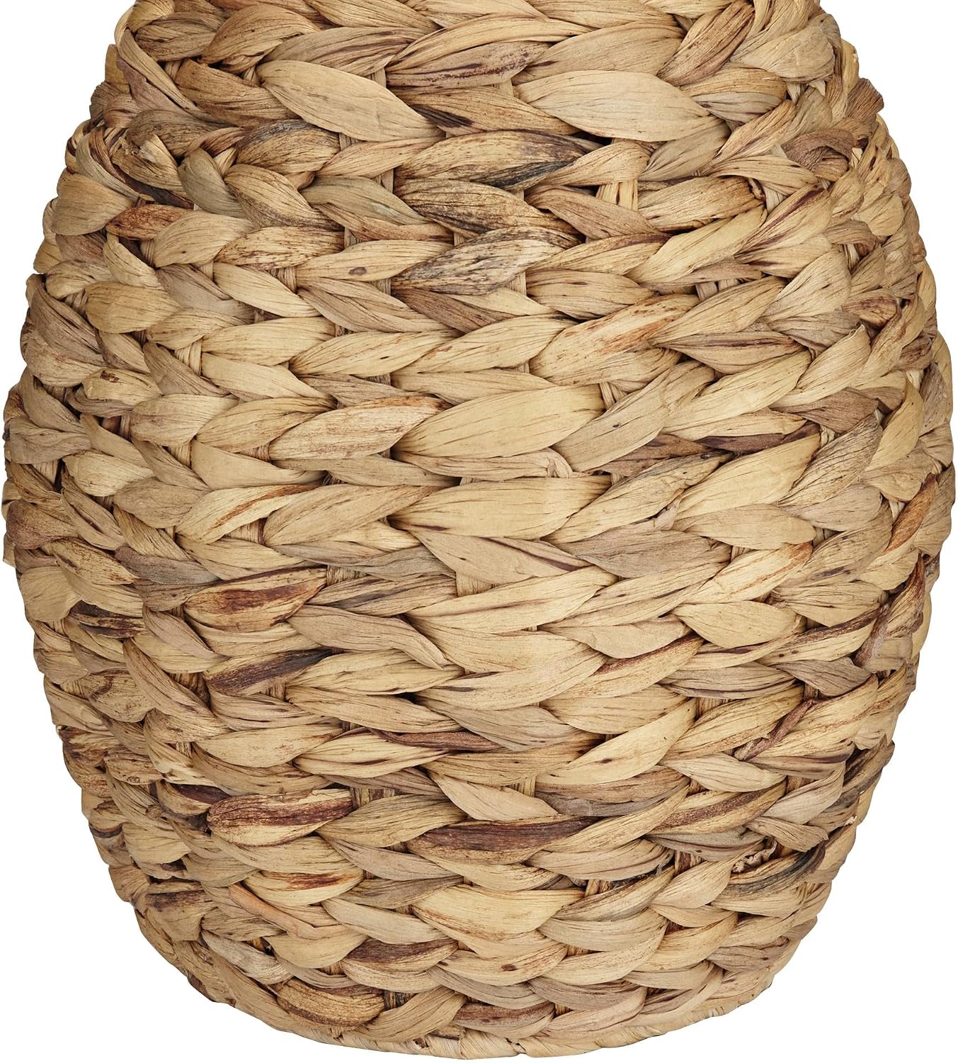 360 Lighting Corona 25 1/2' High Coastal Farmhouse Rustic Natural Cottage Table Lamps Set of 2 Woven Reed Off-White Shade Living Room Bedroom Bedside Nightstand House Office (Colors May Vary)