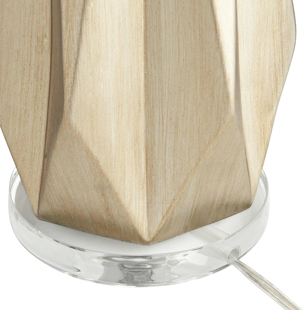 Possini Euro Design Bravo 28' Tall Geometric Modern Table Lamps Set of 2 Champagne Finish White Shade Living Room Bedroom Bedside Nightstand House Office Home Reading Kitchen Entryway Console