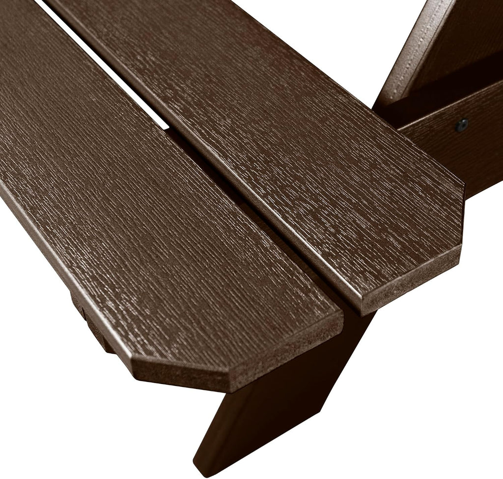 Highwood Hometown Picnic Table, 6 Foot, Weathered Acorn