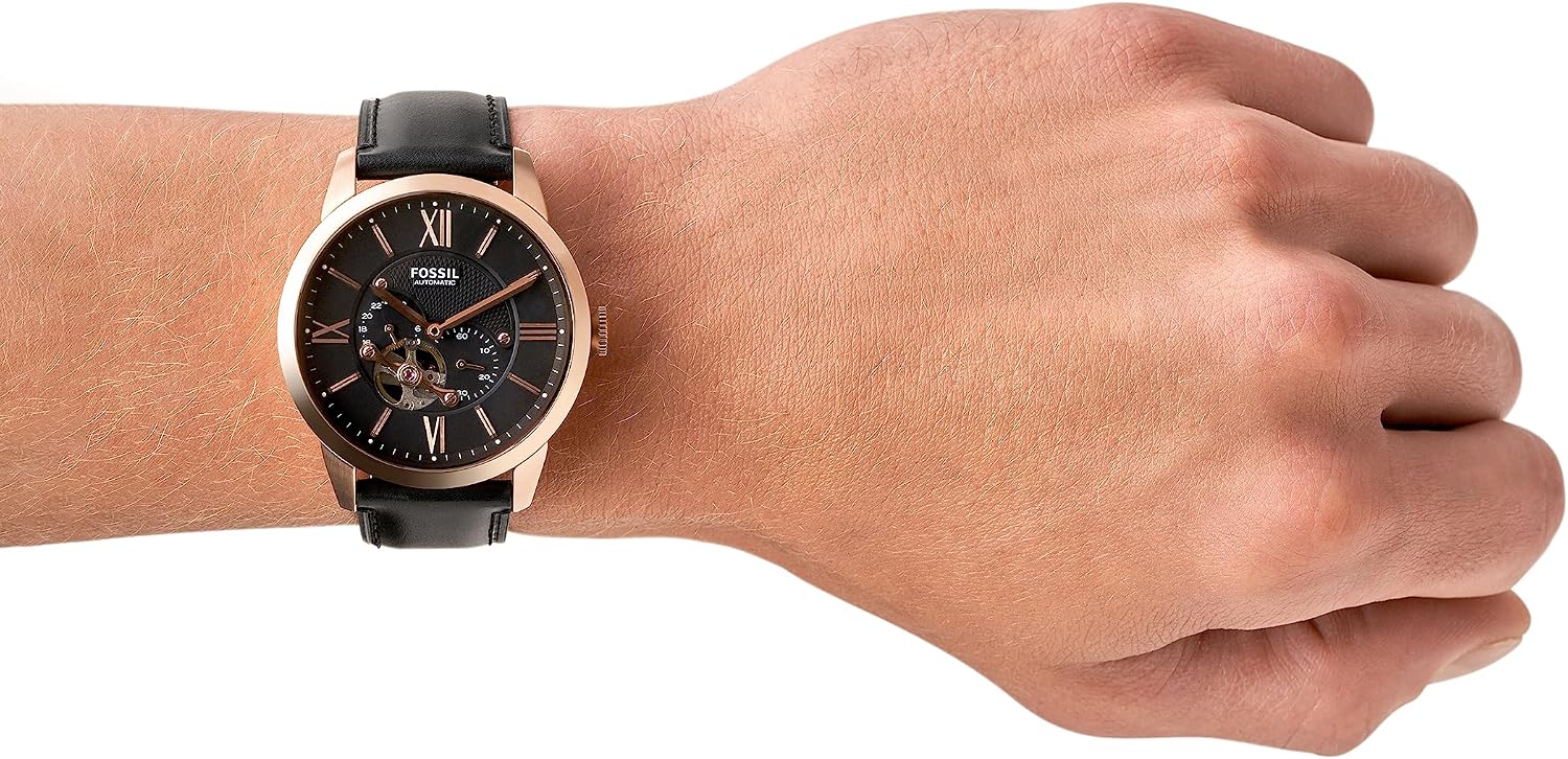 Fossil Men's Watch, Townsman Automatic Stainless Steel Watch for Men