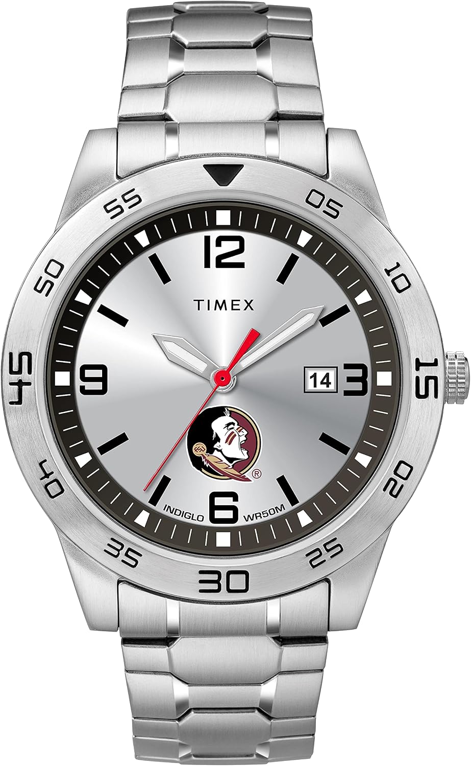 Men's Citation 42mm Quartz Watch with Stainless Steel Strap