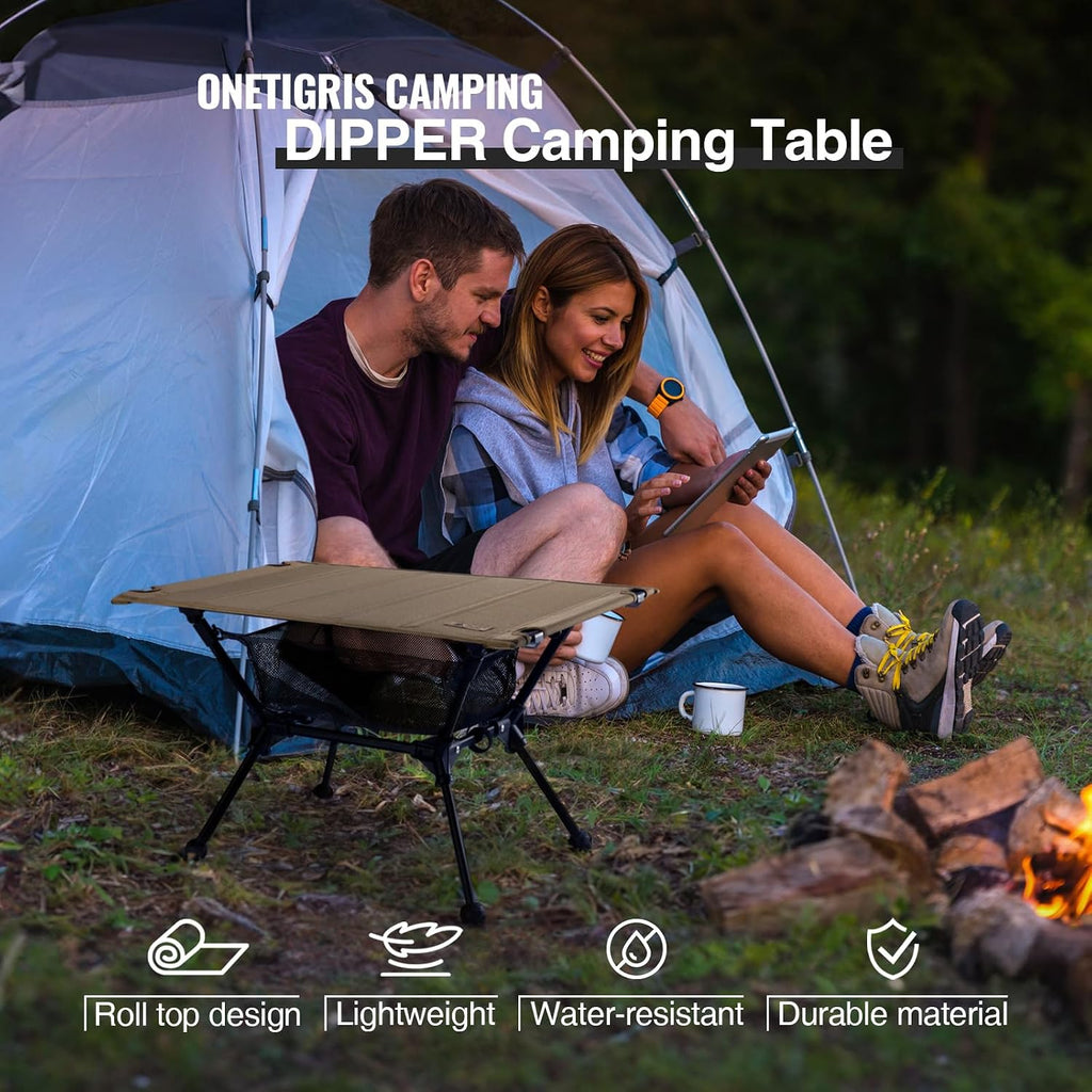 OneTigris SUPRANUBIS Camping Cot Dipper Camping Table