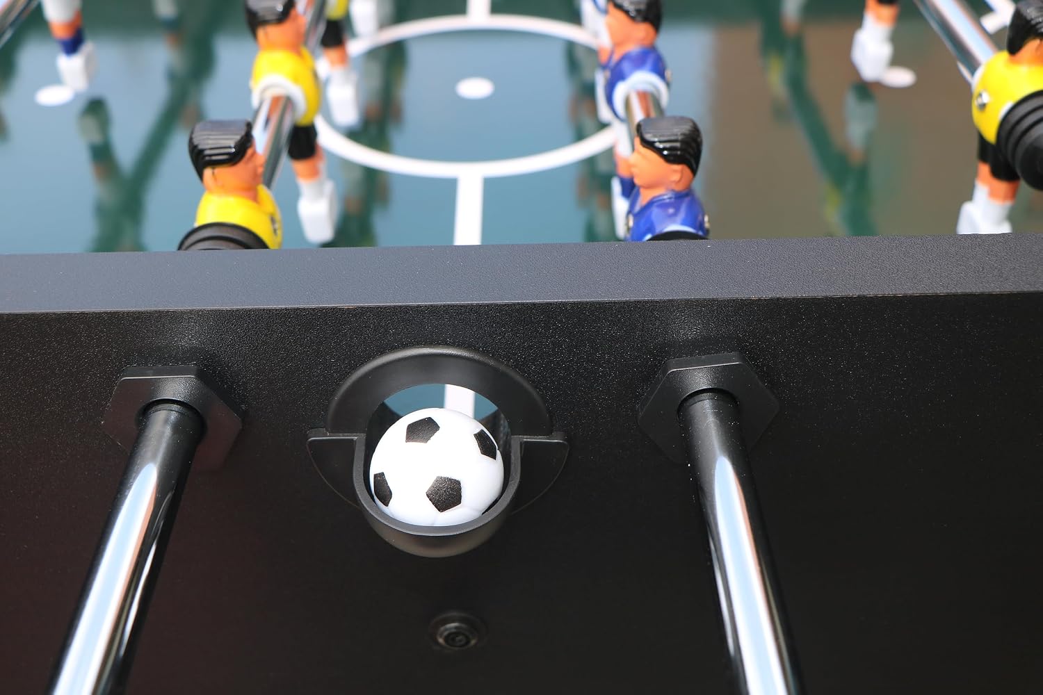 55'' Soccer Table, Large Size Foosball Game Table for Adult, Football Table with Cup Hloders & Sturdy Leg for Game Rooms & Parties