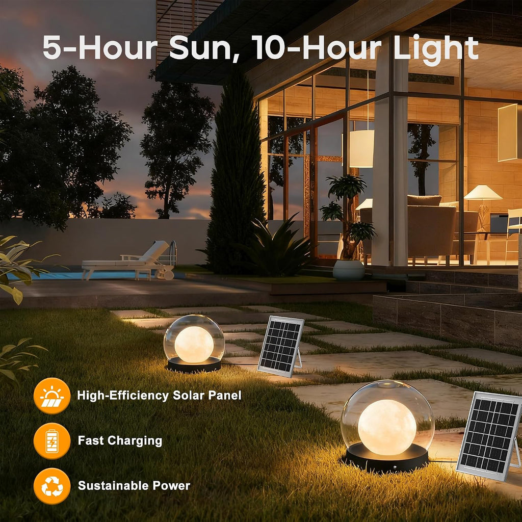 Solar Post Lights, IP54 Modern Pillar Light, Waterproof Column Lamp Outdoor, Dusk to Dawn Solar Post Cap Light with 3200K LED,Fence Deck Cap Lights for Garden Deck Patio Outside Lighting (Lampshade)