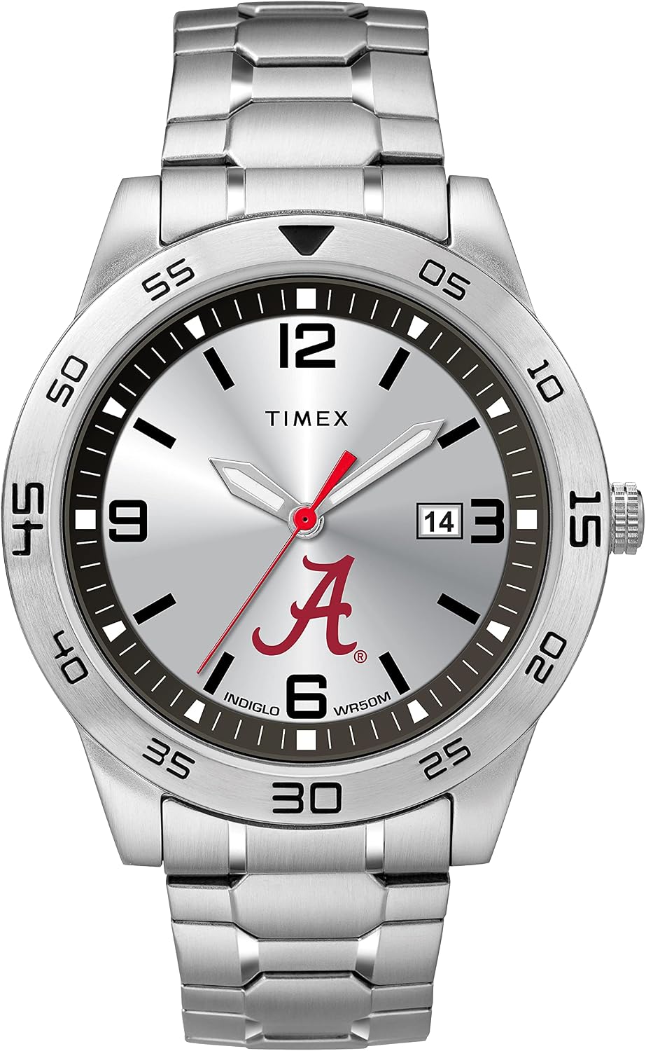 Men's Citation 42mm Quartz Watch with Stainless Steel Strap