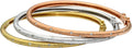 Matte finished hammered gold 14k gold hinged bangle with flush set diamonds in yellow, white or rose gold