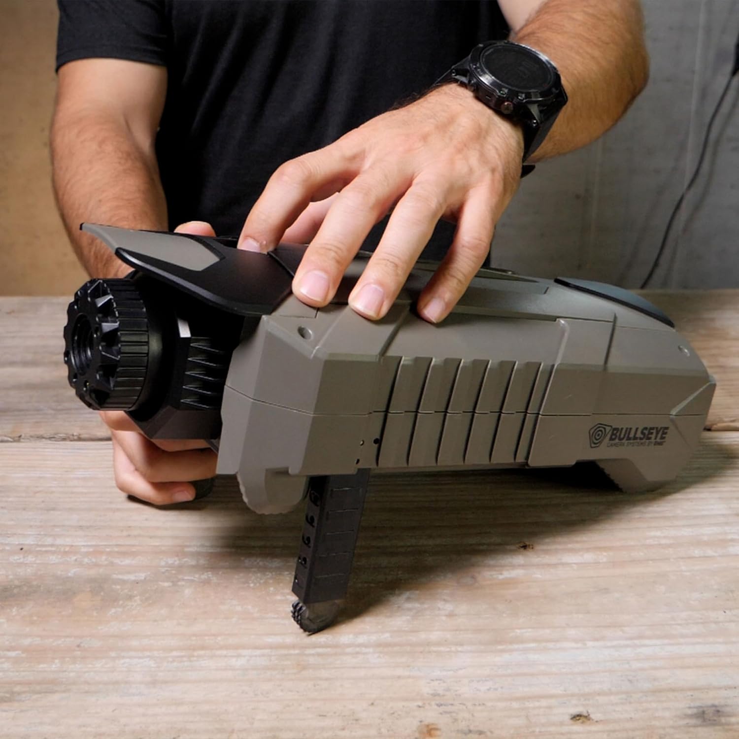 SME Bullseye Sight in Edition Shooting Weather Resistant Wireless 300 Yards Long Range High Definition 960P Wi-Fi Shot Spotting Target Camera with Built-in Sunshade & LED Illumination