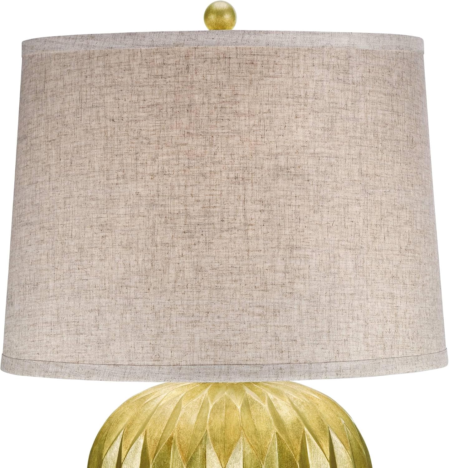 Possini Euro Design Buckhead 28' Tall Urn Modern Table Lamps Set of 2 Brown Bronze Geometric Living Room Bedroom Bedside Nightstand House Office Home Kitchen Entryway Console Family Fabric Shade