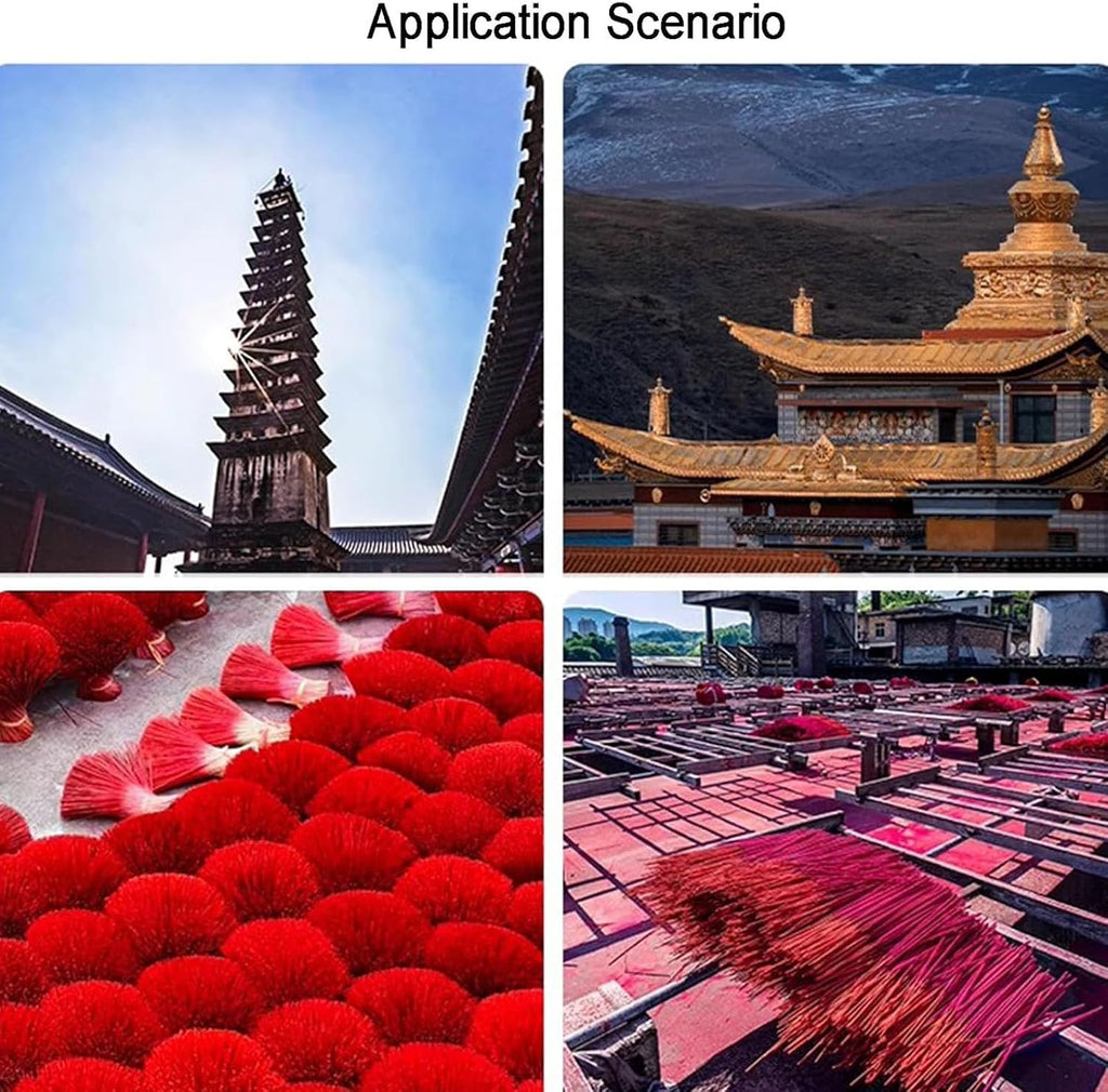 Manual Stick Incense Making Machine, Buddha Incense/Clay Extruder, with 3 Different Sized Mould Plates(2/2.5/3mm), for DIY Fragrance Accessory