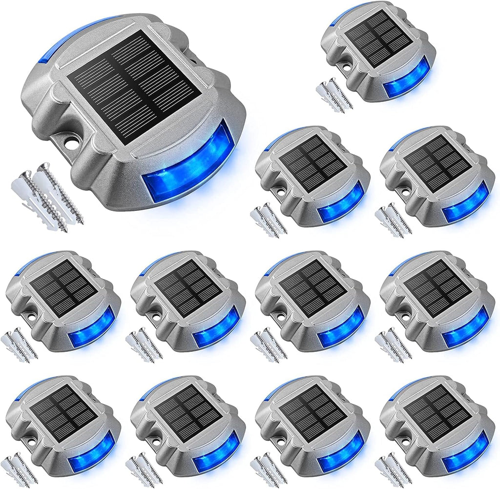 VOLISUN 16 Pack, Solar Driveway Dock Deck Lights