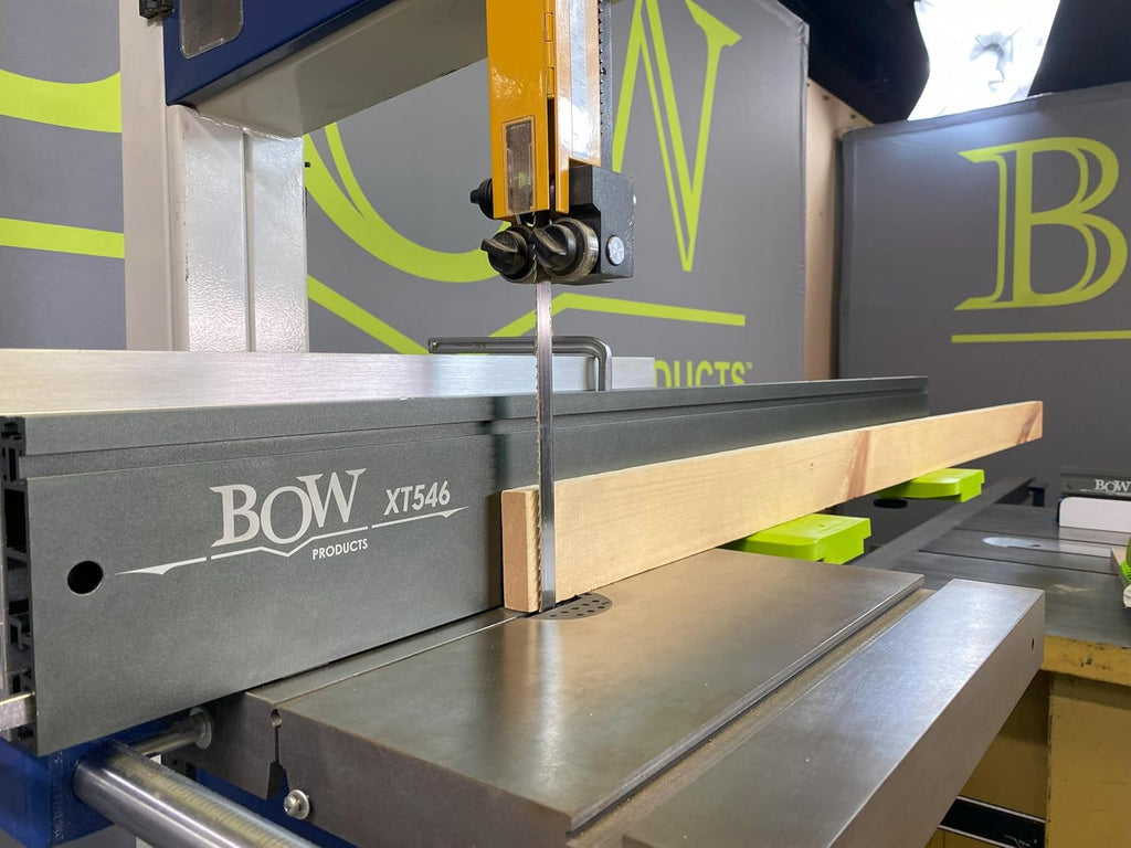 BOW Products 46' XT XTENDER Fence - T-Track Table Saw Fence System with Multiple T-Slots for Woodworking Accessories - Fits Portable, Cabinet, and Bandsaws - XT546 (Fence Only)