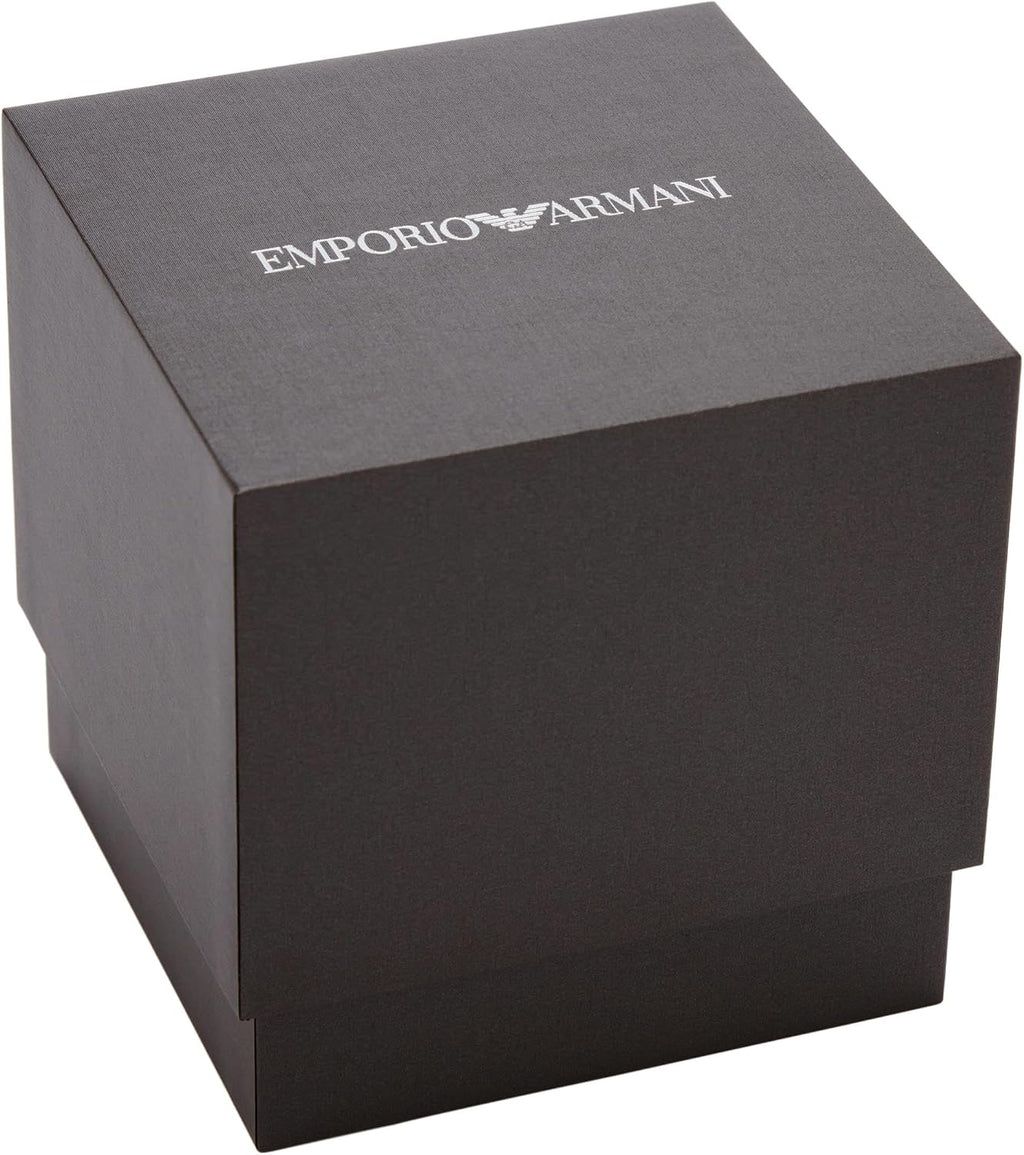 Emporio Armani Men's Three Hand, Automatic or Chronograph Watch with Stainless Steel or Leather Band