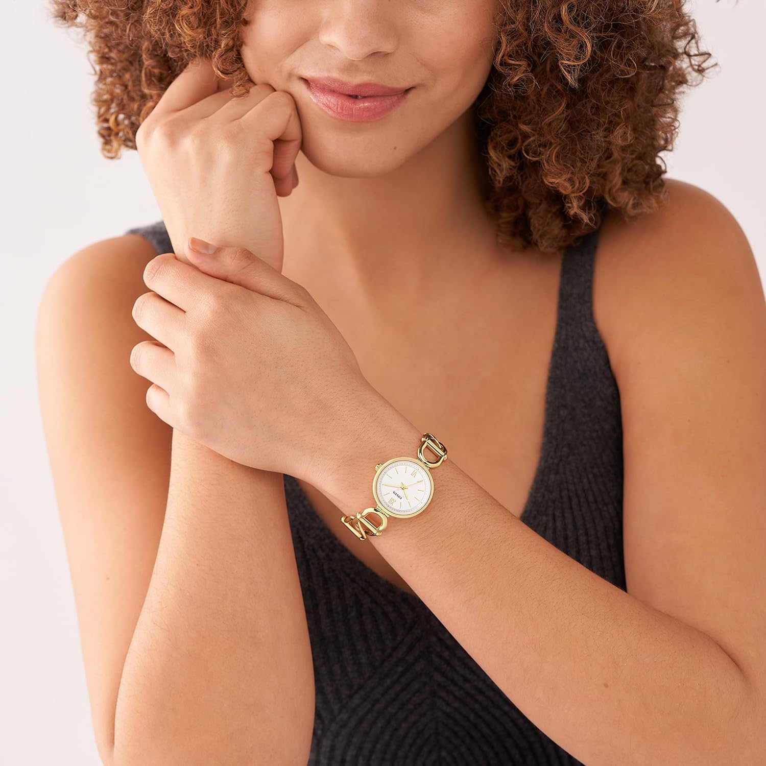 Fossil Women's Watch and Bracelet Set, Carlie Three-Hand Stainless Steel Watch for Women and Bracelet Set