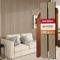 Avana Acoustic Wood Wall Panels – 93.2x11.25 Inch Panels – Fits 94x12 Layout – White Oak Acoustic Panels 2 PCs – Wall Panels for Interior Wall Decor for Homes, Offices – Design Wood Panels for Wall