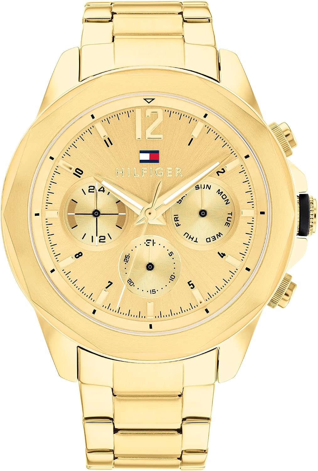 Tommy Hilfiger Men's Multifunction Quartz Watch – Stainless Steel Case, 5 ATM Water Resistant, Urban Style Timepiece, Gift for Him