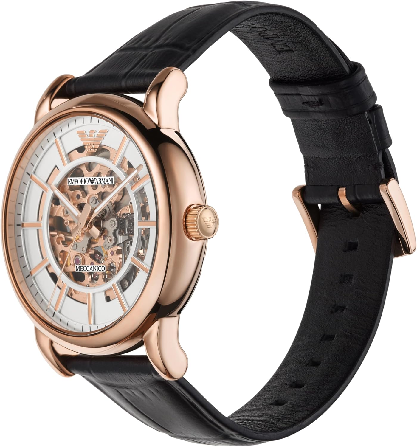 Emporio Armani Men's Three Hand, Automatic or Chronograph Watch with Stainless Steel or Leather Band