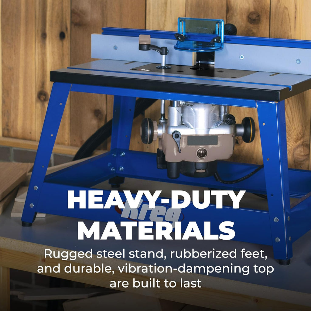 Kreg PRS2100 Bench Top Router Table - Full Size Portable Router Table for Workshops - Workbench Accessory - Holiday Home Improvement Gifts for Him