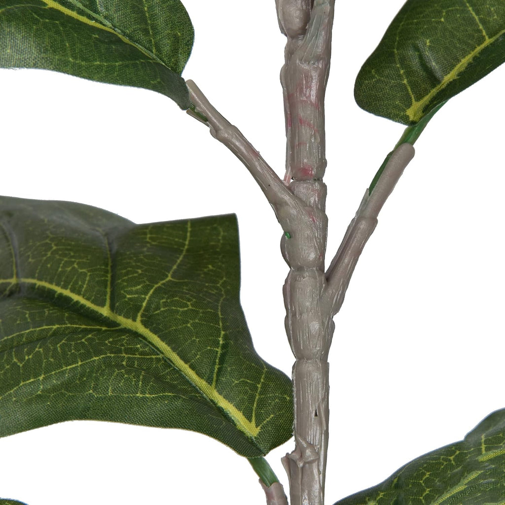 Vickerman Everyday Faux Fiddle Leaf Fig Tree 6ft Tall Green Silk Artificial Indoor Fiddle Plant with 204 Large Fiddle Leaves and Multiple Stems Home Office Decor