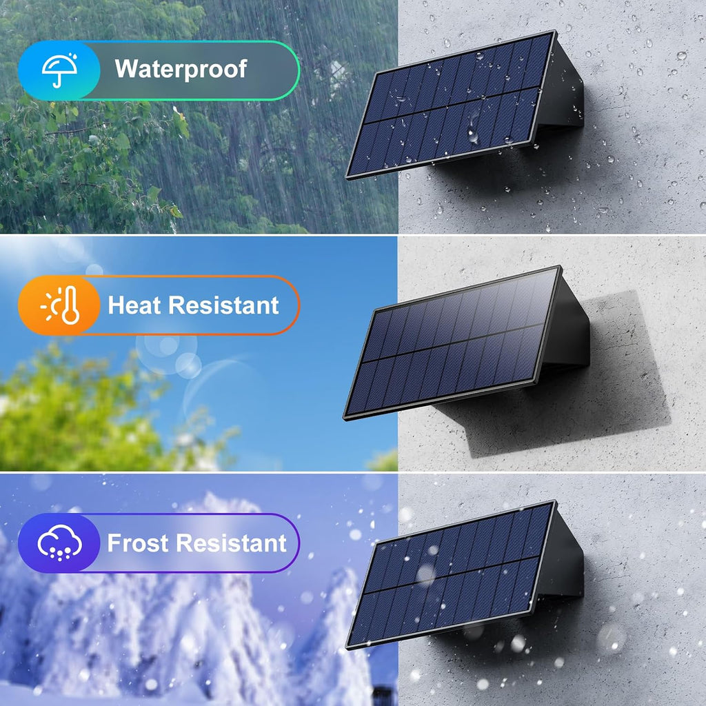 12 Pack RGB Solar Up and Down Wall Lights Outdoor Decorative Fence LED Waterproof Lamps for Deck, Patio, Porch, House, Garden, Pool Cage, Dynamic Color Changing Lights for Festive Atmosphere Building