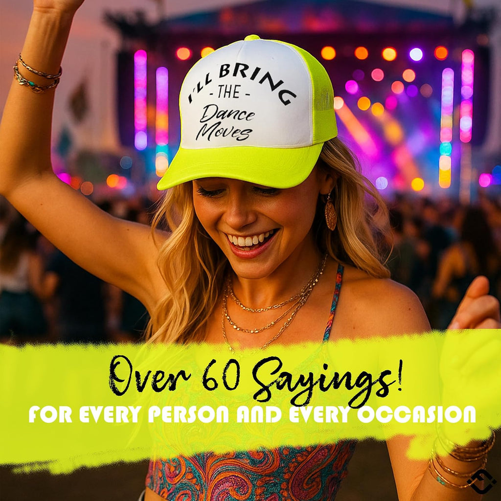 Funky Junque Women's Funny Trucker Hats: Adult Humor for Bachelorette & Girls Trips, Groups 3-25, Mesh Hat - I'll Bring The's