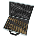 Cobalt Drill Bit Set, 234Pcs M35 High Speed Steel Jobber Length Drill Bit Kit for Hardened Metal, Stainless Steel, Cast Iron, Wood and Plastic, with Index Storage Case, 3/64'-1/2'