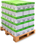 PrintWorks 100% Recycled Printer Paper 8.5' x 11' White - 20 lb Copy & Multipurpose Computer Paper - 2400 Sheets/Carton, 80 Cartons/Pallet, 192,000 Sheets - Made in the USA - 92 Bright (00018PAL)