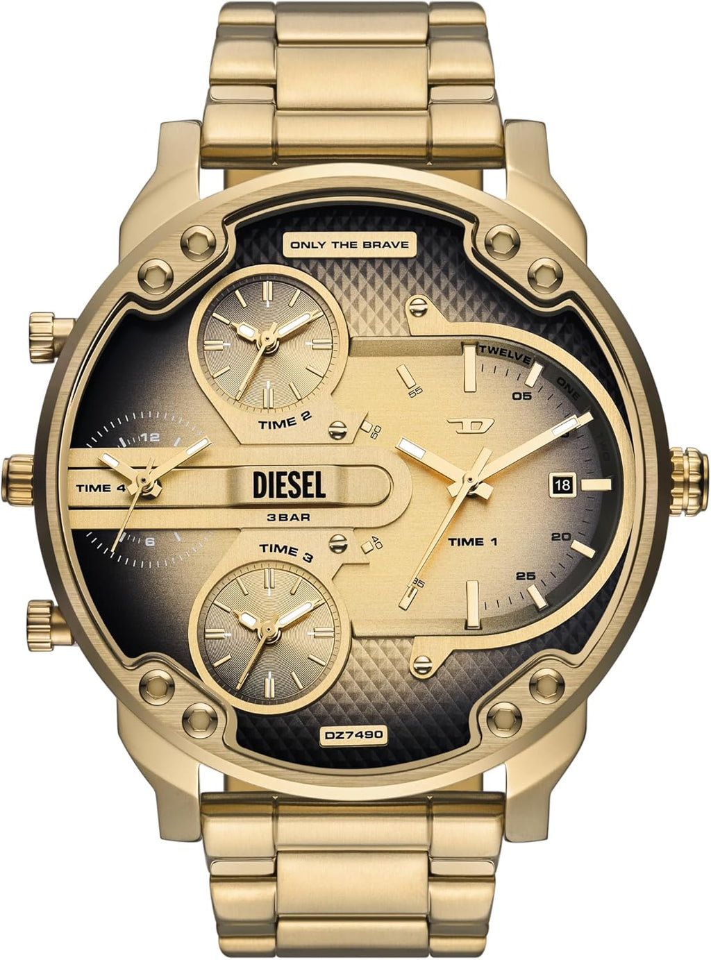 Diesel Mr. Daddy 2.0 Men's Watch, Stainless Steel Chronograph Sports Watch for Men