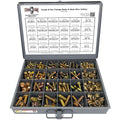 Grade 8 Hex Cap Flange Frame Bolt Yellow & Locking Flange Nuts Assortment Kit - 352 Pieces!