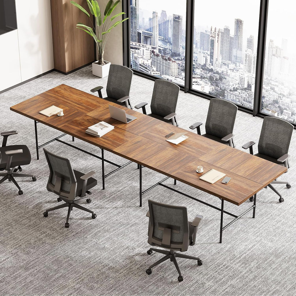 LITTLE TREE 6FT Conference Table, Rectangle 70.8' W x 35.4' D Meeting Table, Seminar Table for Office Conference Room